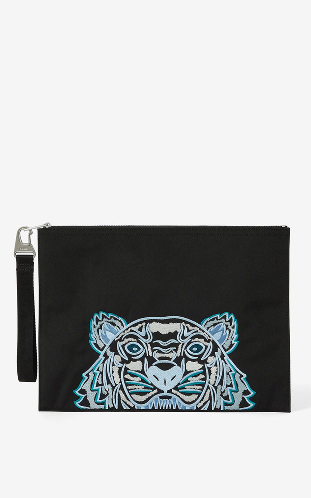 Carteira Kenzo Lona Kampus Tiger Feminino - Pretas | 490OFUHNA